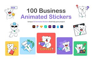 Animated Business Stickers