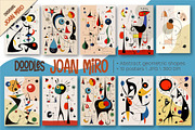 Posters in the style of Joan Miro 01, a Decorative Illustration by KENO Mascots (Thumbnail 1 of 6)