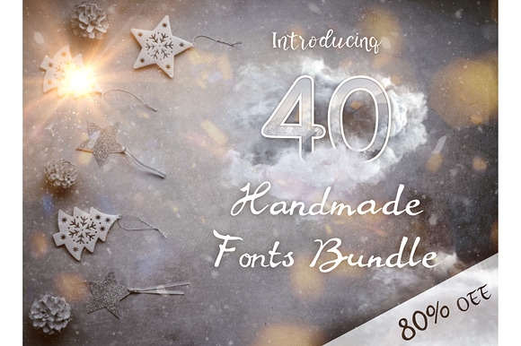 40 Handmade Fonts preview 2