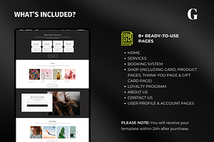 Hair Salon Wix Website Template