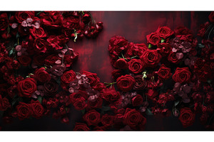 beauty backdrop roses background ai, a Beauty & Fashion Photo by pikepicture