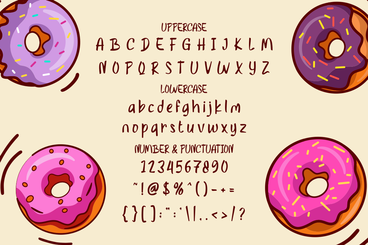 Sweet Bounce Round Font, a Font by PutraCetol Studio (Photo 5 of 5)