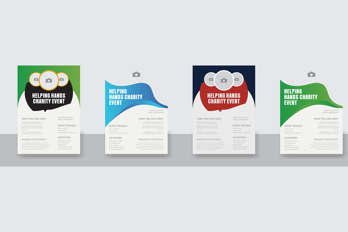 Charity and donation poster design, a Flyer Template by Kazi Hossain
