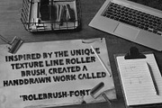 Rolebrush - Rolled Grunge Brush Font, a Handwritten Font by Drizy (Thumbnail 7 of 10)