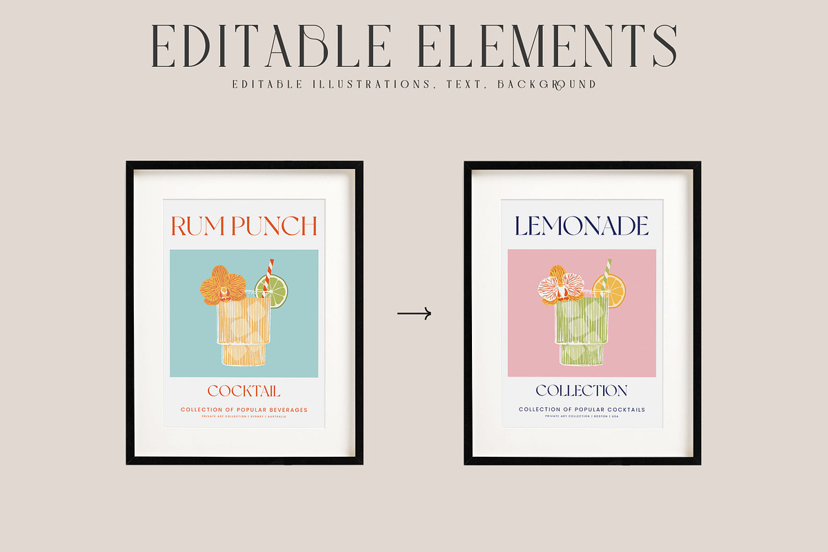 Cocktail Prints Posters, an Object Graphic by iStar Design (Photo 13 of 14)