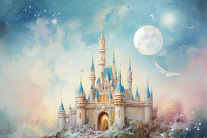 Watercolor Fantasy Castles