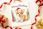 Watercolor set Christmas Pets, a Seasonal Illustration by L- design studio (Thumbnail 2 of 7)