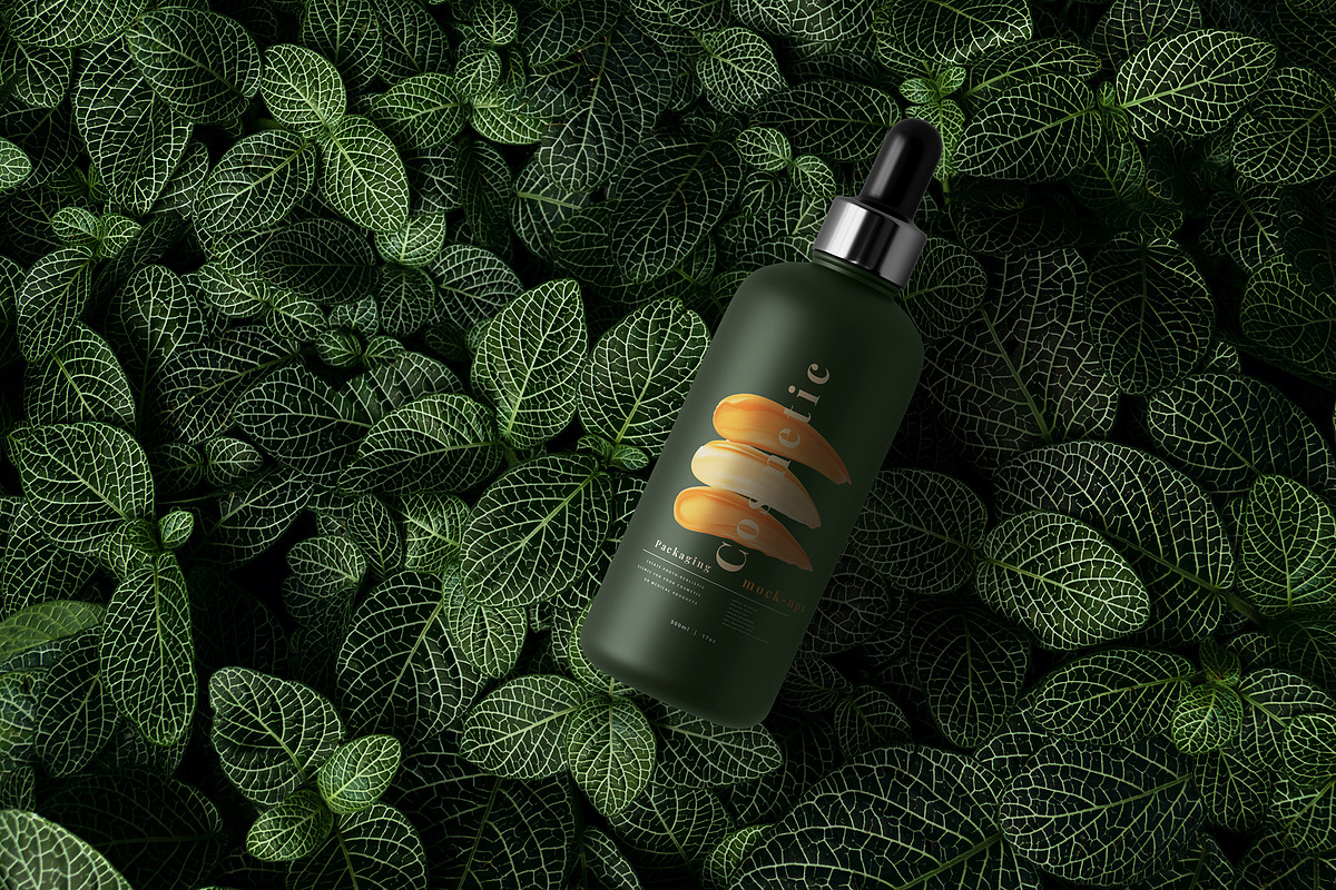 Dark Plastic Cosmetic Mockup Bundle, a Cups & Container Mockup by pmvch (Photo 34 of 111)