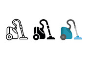 Vacuum Cleaner Set, a Solid Icon by Artonix (Thumbnail 2 of 2)