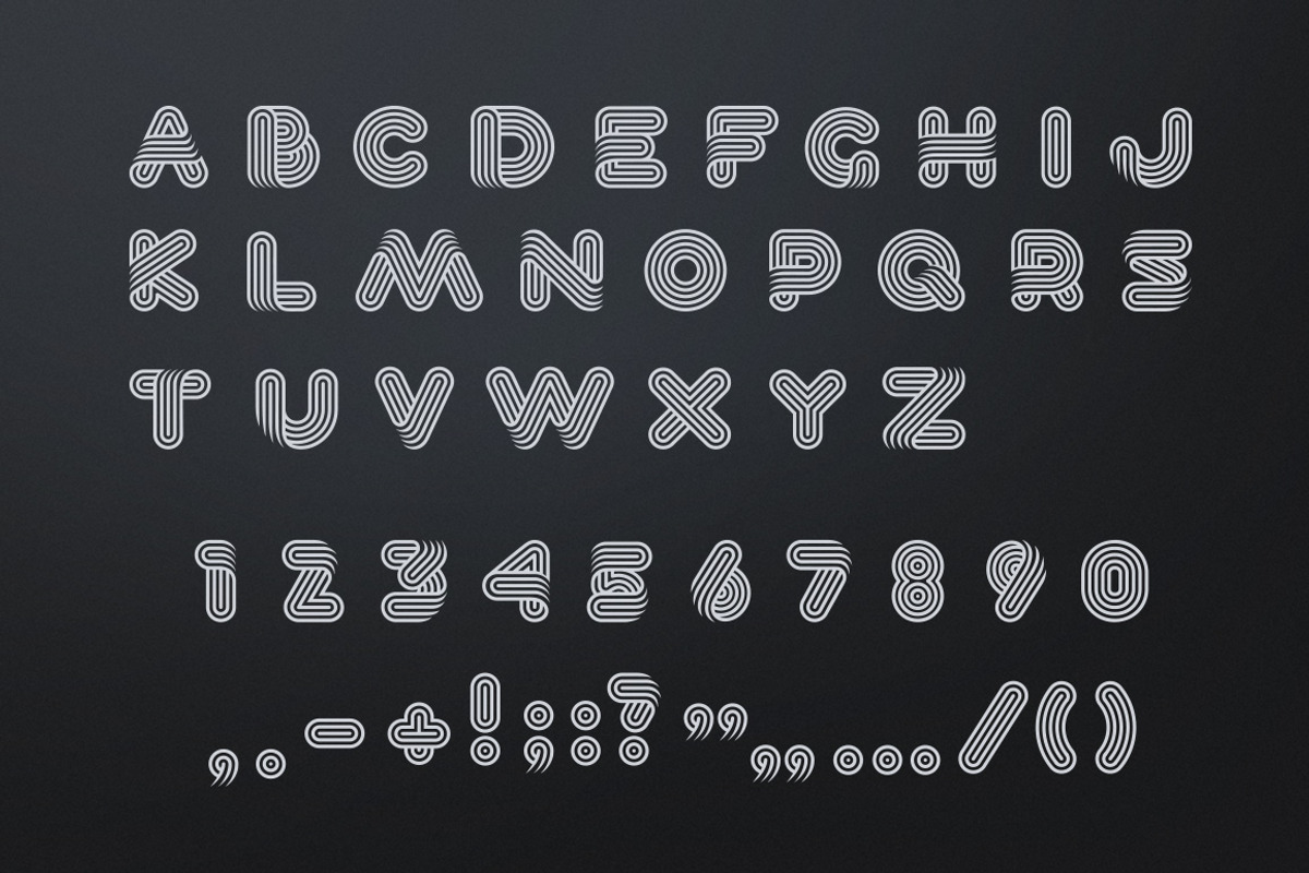 Lineat font preview 2