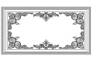 Vintage Rectangle Frame SVG Bundle, an Illustration by Designs_River (Thumbnail 9 of 31)
