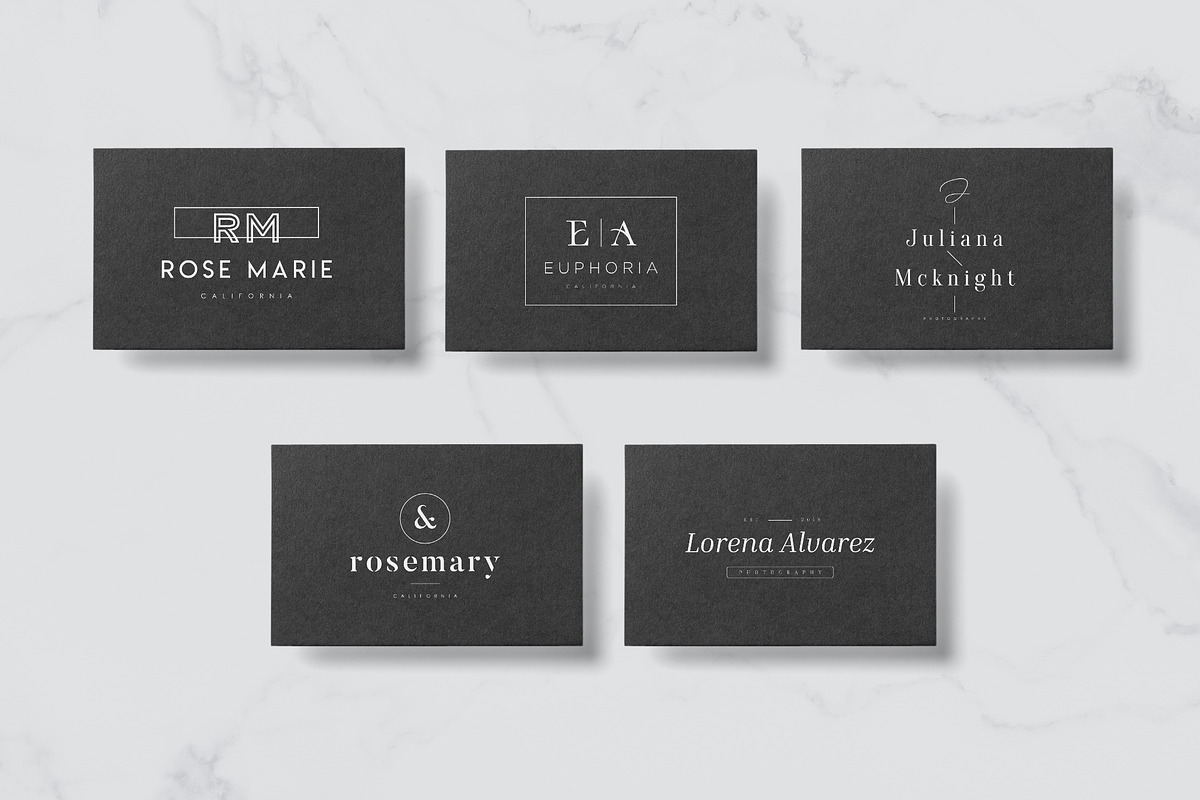 50 Trending Minimal Logo Bundle V02, a Branding & Logo Template by XpertgraphicD (Photo 11 of 12)