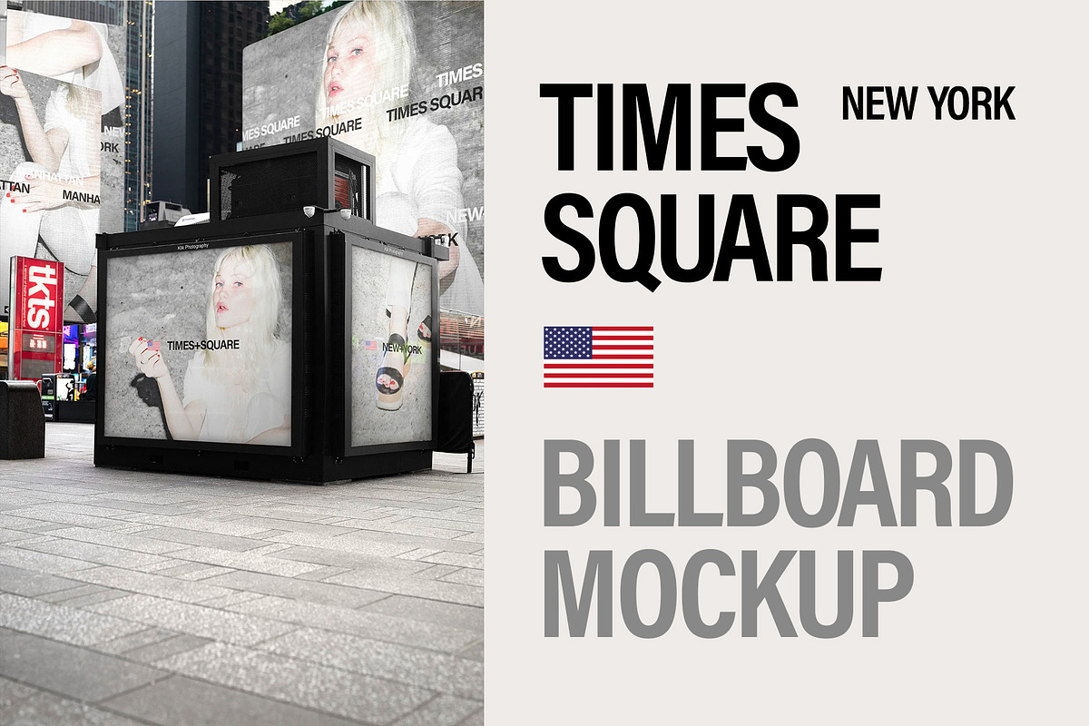 Billboard mockup on Times Square, NY, an Advertising Mockup by Brandacle Mockups (Photo 5 of 7)