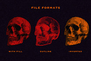 Vintage Skull Engraving Collection, an Object Illustration by Kaizla03 (Thumbnail 2 of 5)