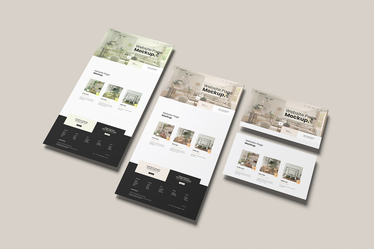 Variant Website Page & Screen Mockup, a Mac Mockup by My Code Std (Photo 5 of 6)
