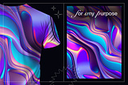 Liquid Metal | Iridescent Trend, a Texture Graphic by Ckybe's Corner (Thumbnail 2 of 8)
