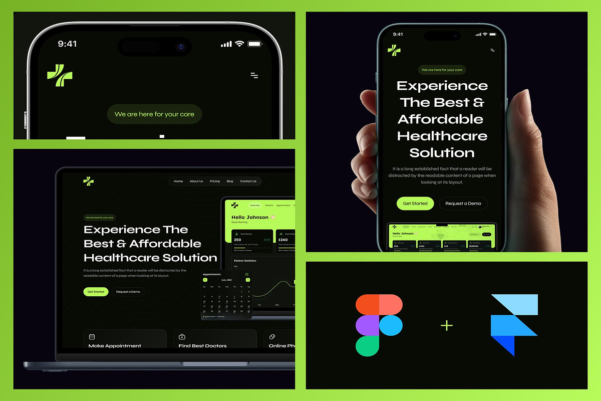 Prinstin SaaS Medical Website Framer, an UI Kit Template by Lumina_ui_ux202 (Photo 3 of 10)