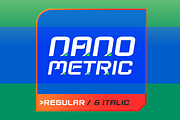 Nanometric Sports Font (2 styles), a Sans Serif Font by SelfBuild Type (Thumbnail 1 of 5)