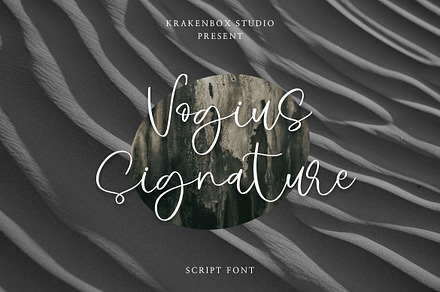 Vogius Signature - Script