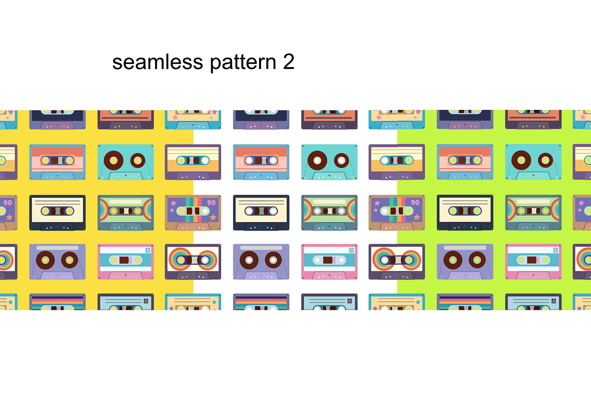 Retro disco. Patterns and elements, a Pattern Graphic by Robusta (Photo 4 of 5)