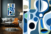 21 matisse blue wall art print, a Decorative Illustration by ARTOZEN DIGITAL (Thumbnail 8 of 17)