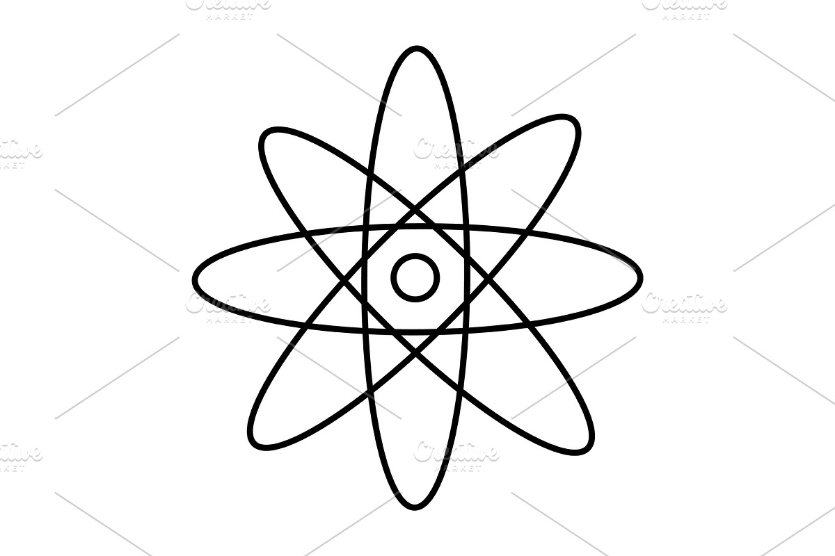Science icon, an Outline Icon by Elen_Art