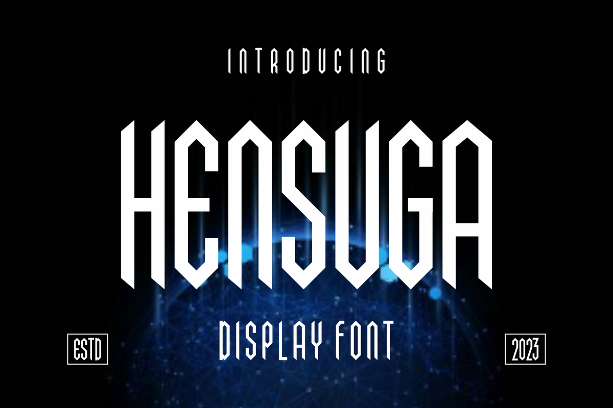 Hensuga, a Sans Serif Font by lelevien (Photo 5 of 5)