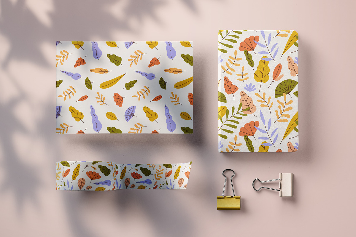 Modern floral seamless patterns set, a Pattern Graphic by Good Studio (Photo 9 of 10)