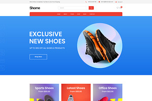 Shoes ECommerce Website Template