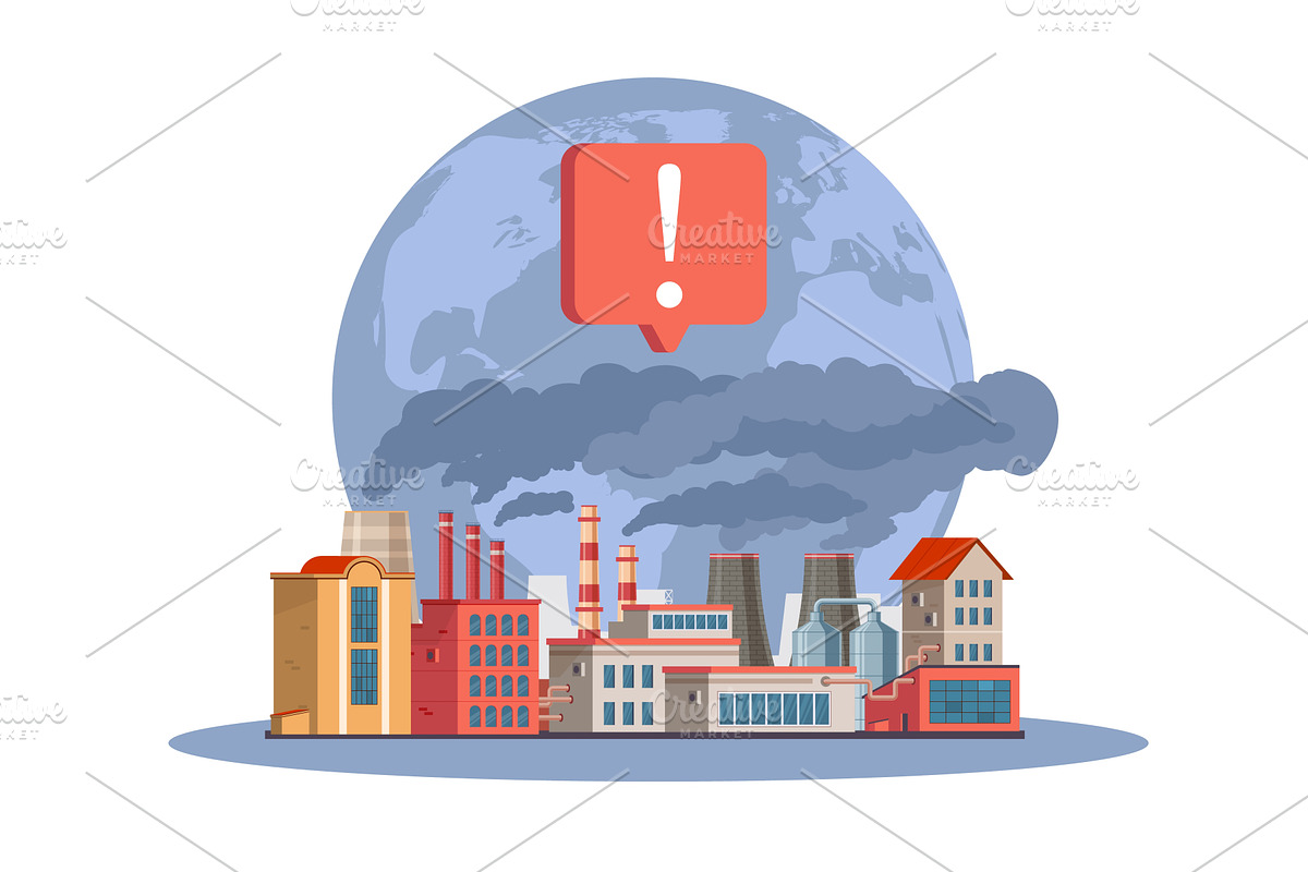 Environmental protection. Climate, an Illustration by YummyBuum