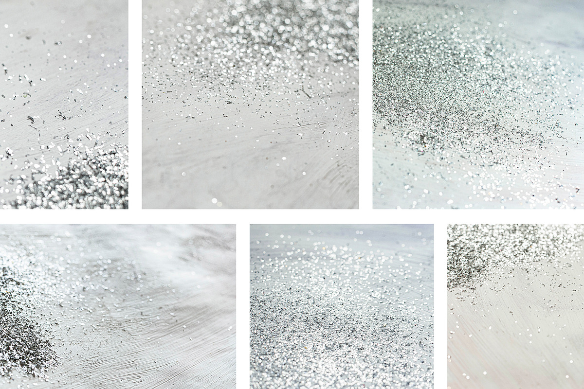Silver glitter. Watercolor textures, a Texture Graphic by Vera●Suleimanova (Photo 9 of 14)