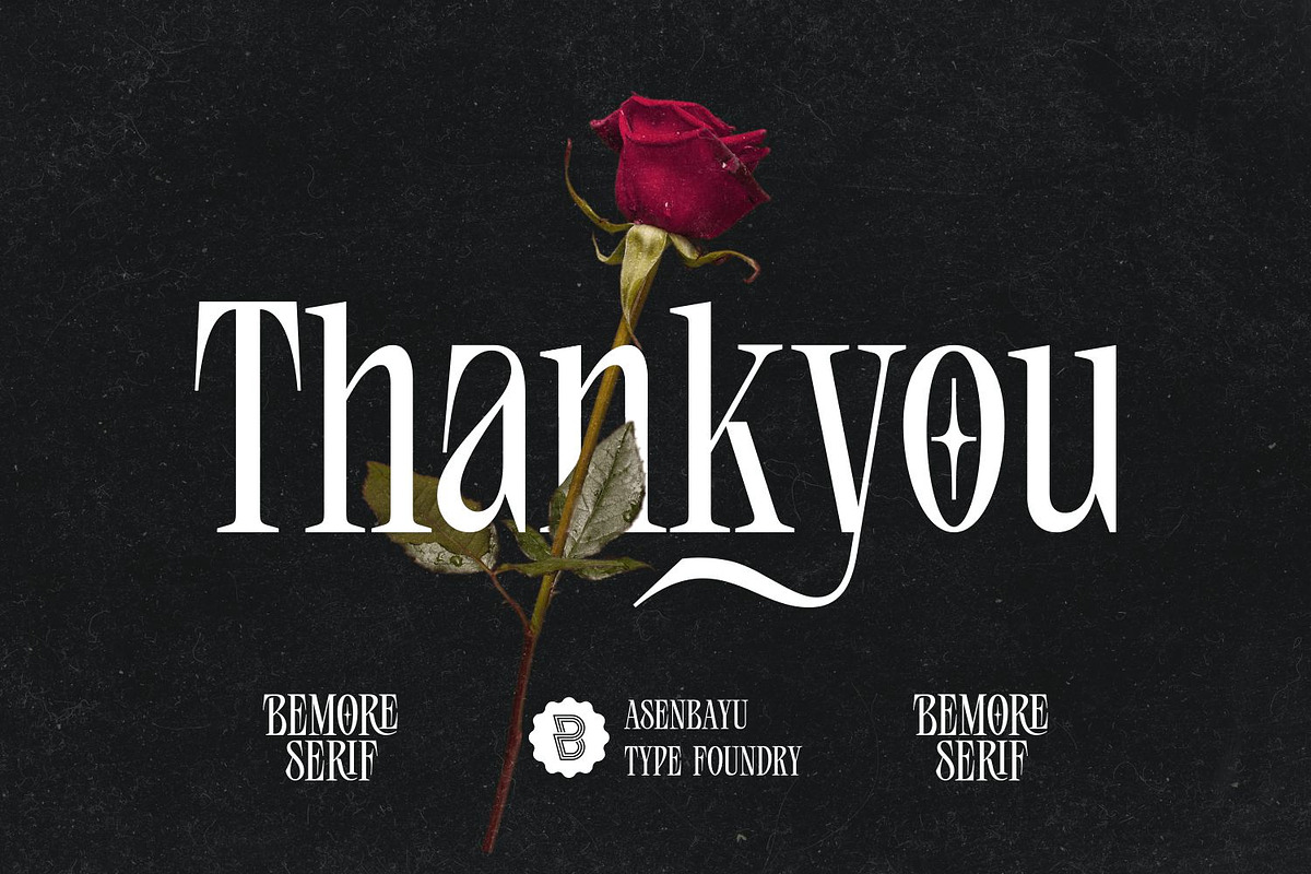 Bemore Serif Font, a Serif Font by Asenbayu (Photo 13 of 13)