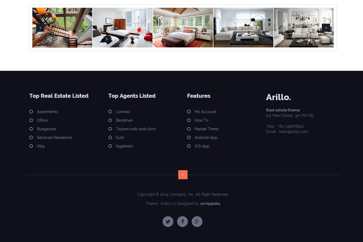 Arillo - Responsive Real Estate, a Bootstrap Template by TemplateNinja (Photo 4 of 4)