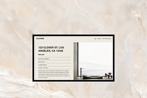 Clover Squarespace Template