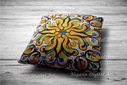 Spanish Azulejo Pattern Tile V1, a Pattern Graphic by Negarin Digital Art (Thumbnail 7 of 8)
