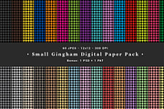 Small Gingham Digital Paper Pack, a Pattern Graphic by NM-Design-Studio (Thumbnail 2 of 2)