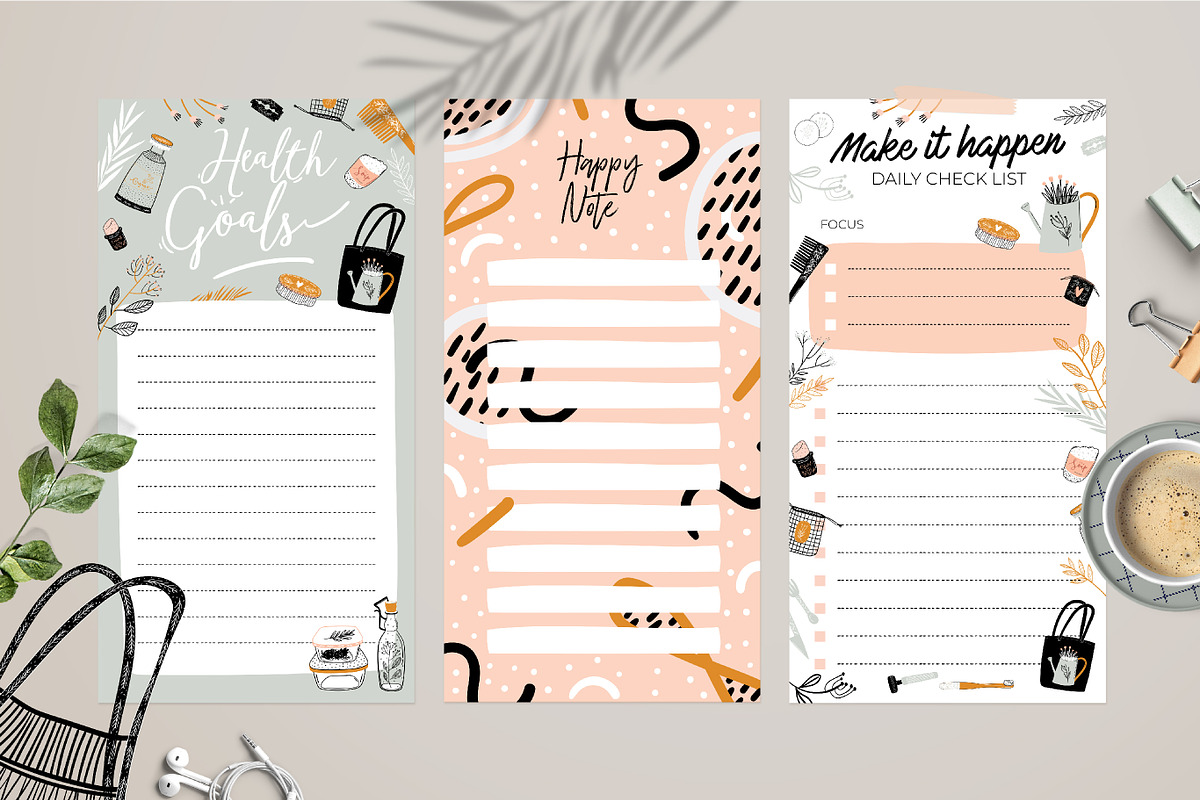 BUNDLE STATIONERY planners calendars, an Object Graphic by Ruslana Lubenets (Photo 41 of 96)
