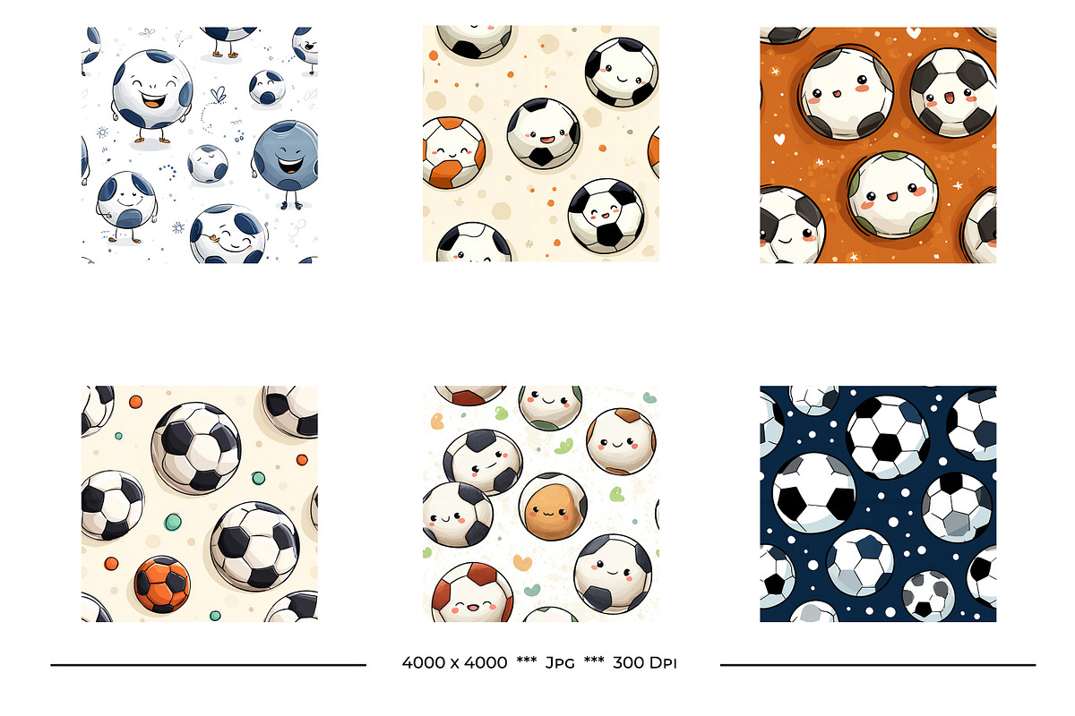 Soccer Design Bundle, a Pattern Graphic by karenfoleyphoto (Photo 2 of 4)