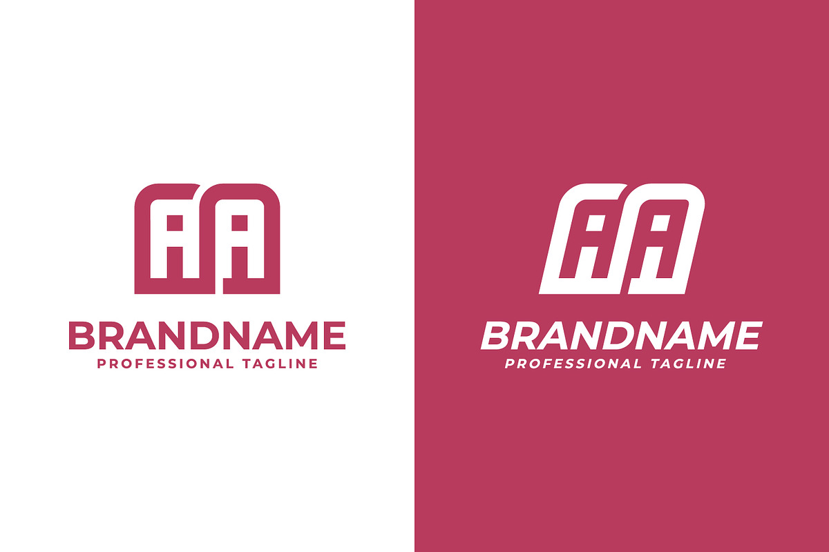 Letters AA Monogram Line Logo, a Branding & Logo Template by Pray Art Design Studio