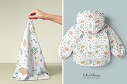CUTE WOODLAND ARMADILLO PATTERN SET, a Pattern Graphic by tetiartline (Thumbnail 6 of 6)