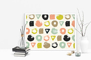 Ink brush pattern, card & shapes, a Pattern Graphic by Bosotochka♥Art (Thumbnail 11 of 11)