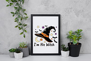 Halloween PNGI'm His Witch, an Illustration by Daily.Designs (Thumbnail 4 of 5)