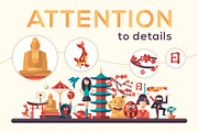 Countries Travel Banners Set, an Animal Illustration by Boyko Pictures (Thumbnail 2 of 12)