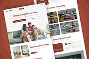 Lifestyle Home Product Catalog Page, a Landing Page Template by productype1 (Thumbnail 4 of 5)