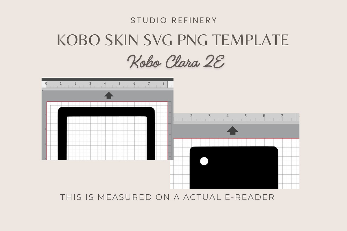 Kobo Clara 2E Skin SVG PNG, an Object Graphic by STUDIO REFINERY (Photo 3 of 5)
