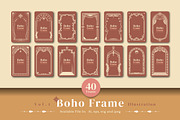 Boho Frame Vol.1, an Object Graphic by Bewalrus Studio (Thumbnail 1 of 7)