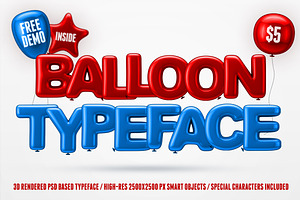Balloon Typeface