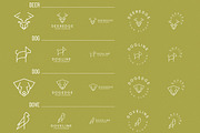 116 Geometric Animal Logos -30%, a Branding & Logo Template by VP Fonts (Thumbnail 5 of 11)