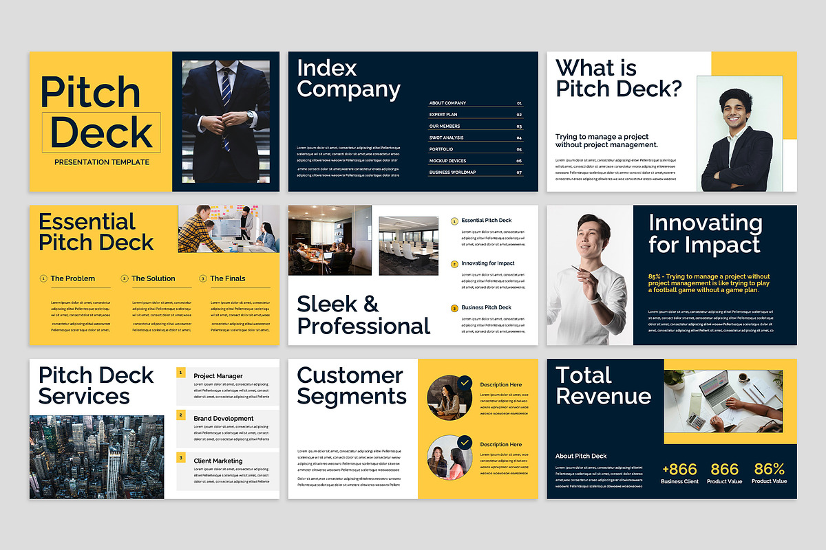 Pitch Deck Powerpoint, a Presentation Template by rgbryand (Photo 2 of 7)