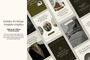 Luxury Canva Pinterest Templates, a Social Media Template by Glo Design Studio (Thumbnail 2 of 10)